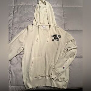Champion vintage fleece hoodie - Cream - Men size M